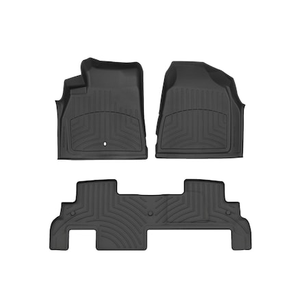 Weathertech Black, Front and Rear FloorLiner HP 442511-441112IM