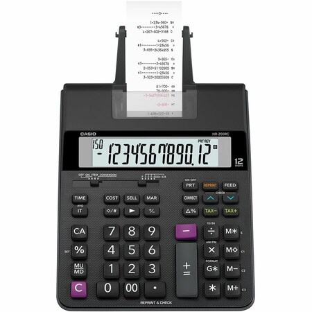 Casio PRINTING CALCULATOR, 12-DIGIT, LCD HR200RC