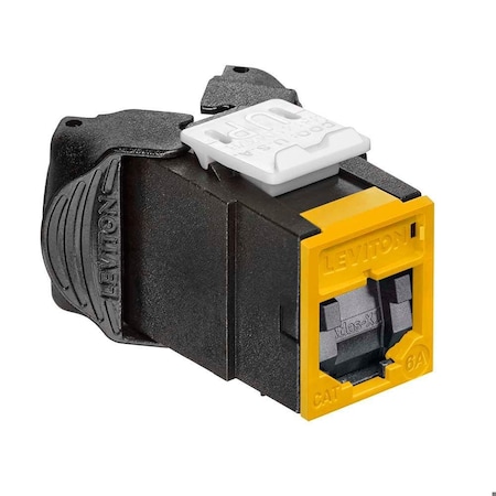 Leviton 1-PORT MOD JACK 110 8W8P CAT6A 6AUJK-SY6