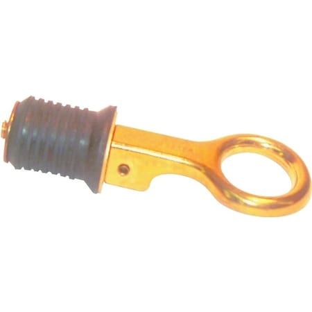 Us Hardware Drain Plug, Stainless Steel, For: 1 in Dia Drain M-003C