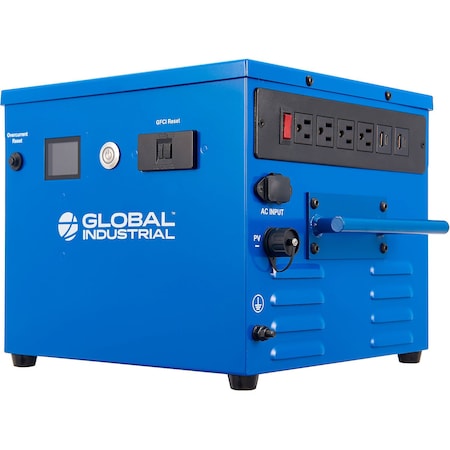 Global Industrial Portable Power System, 50AH/1000W, 1280WH 436987