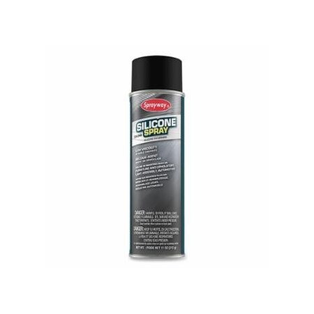 Sprayway Silicone Spray, 20 oz Aerosol Can, 12PK 893-SW945