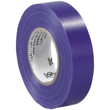 Aviditi 0.75 in. x 20 yards Purple Electrical Tape, 200PK T964618M