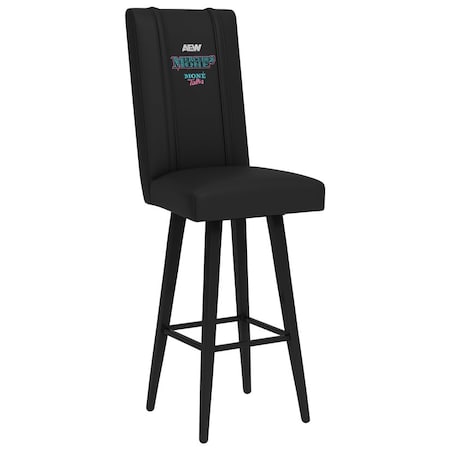 Dreamseat Swivel Bar Stool 2000 with AEW Mercedes Mone Logo XZ2000BSSBLK-PSAEW0009