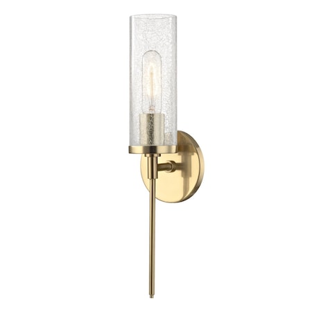Mitzi Olivia 1 Light Wall Sconce 17.5 In. Aged Brass H220101-AGB