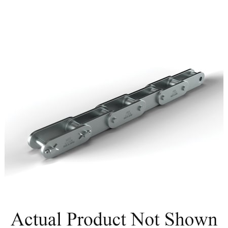 Hkk Chain HKK Double Pitch Riv Standard Conv, 100 ft OAL, 1.25P, .4 Dia x 3/8 W, .08 THK Plate, 304SS SC050R1C