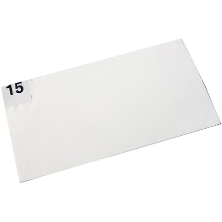 Bertech Low Density Polyethylene, 1.8 mil Thick, 18 in W x 36 in L, White, 240 PK TM-1836W