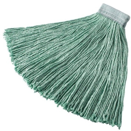 Rubbermaid Commercial 5 in Cut-End Wet Mop, Green, Blended FGF13700GR00