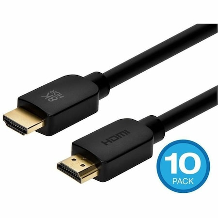 Monoprice HDMI 2.1, 8K at 60HZ AND 4K at 120HZ, DYNAMIC HDR, EMI, VRR, QMD, QFT, EARC 42082