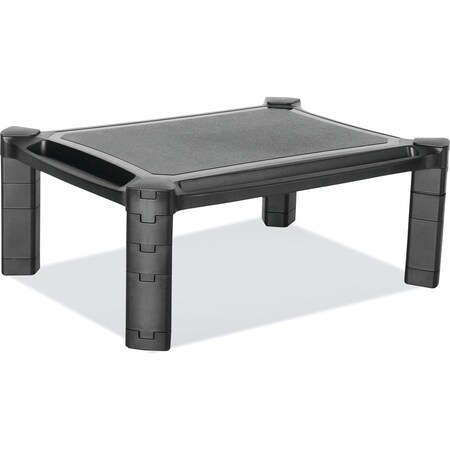 Innovera Large Monitor Stand with Cable Management, 12.99" x 17.1", Black IVR55051