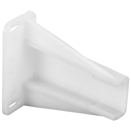 Prime-Line Drawer Track Backplate, 2-9/16 in W, Nylon, Raw R7240