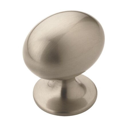 Amerock Everyday Heritage 1-3/8 in 35 mm Length Satin Nickel Cabinet Knob BP53018G10