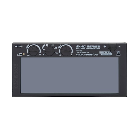 Lincoln Electric Auto Darkening Lens, Variable, Shade 8 KP3775-1