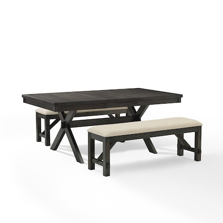 Crosley Hayden 3-Piece Dining Table Set For 6 KF13024SL