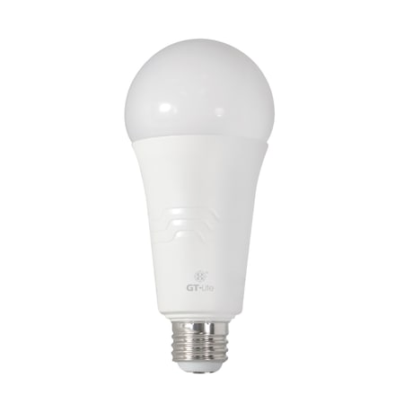 Gt-Lite 3400 Lumen LED A21 3-Way Bulb 50-200-250W Equivalent Bright White GT-A21-52025-BW