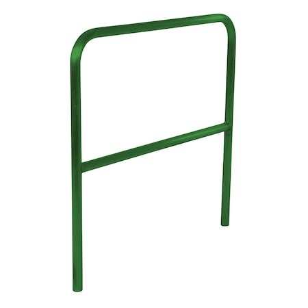 Vestil Aluminum Pipe Safety Railing 48 In. Length Green ADKR-4-GN