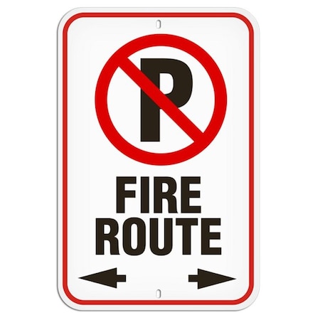 Primeguard Fire Route-Arrows, 12'' x 18'' PSS1001R