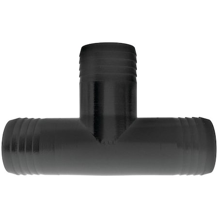 Green Leaf T14P Hose Adapter Tee, Polypropylene, Black T 14 P