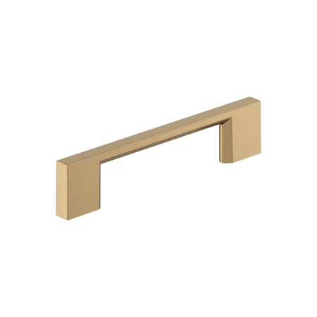 Amerock Cityscape 3-3/4 inch (96mm) Center-to-Center Champagne Bronze Cabinet Pull, 25PK 25VMP37131CZ