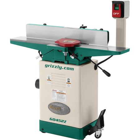 Grizzly 6" x 46" Jointer w/ Spiral Cutterhead G0452Z