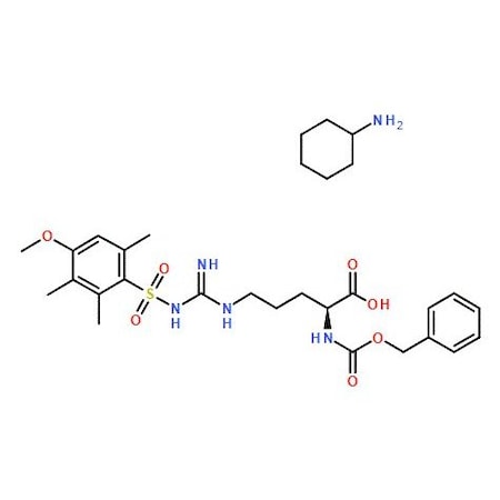 Ak Scientific Z-L-Arg(Mtr)-OH cyclohexylammonium salt (25g), CAS 80745-09-1 V0197-25g