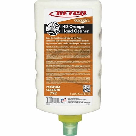 Betco Heavy Duty Citrus Skin Cleanser, White, 6PK BET7926200