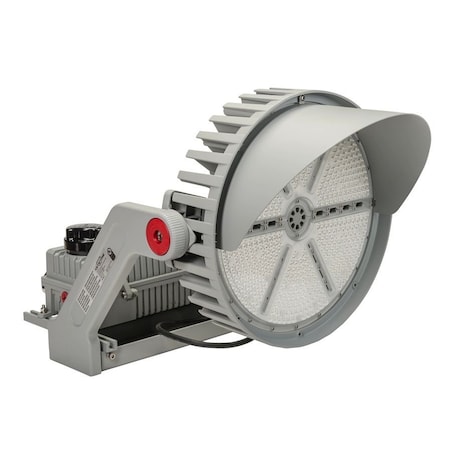Keystone 500W LED Sports Light Flood, 5000K, 70 CRI, 30Â° Beam Angle, 120-277V Input, 0-10V Dimmable, Yoke Mo KT-SLFLED500-S1-30-YM-750-VDIM