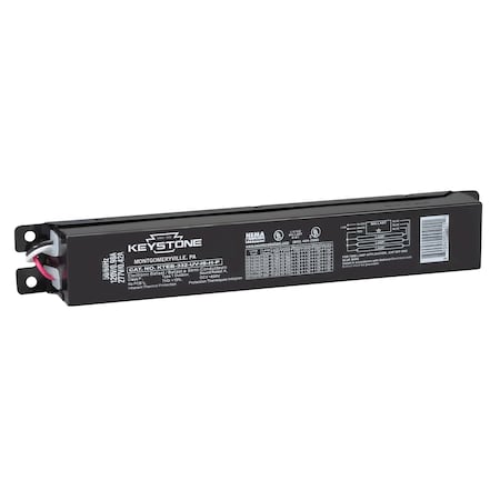 Keystone 3 x F32T8, 1.18BF, 120-277V, NEMA Premium, Electronic KTEB-332-UV-IS-H-P-CP