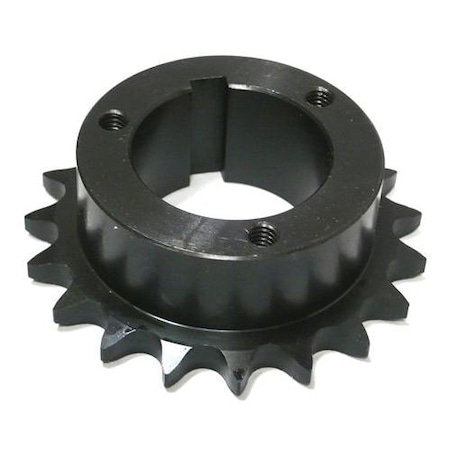 Tsubaki Small P Harden Roller chain Sprocket, 12.03 OD, #80 chain, 36 T, 1 P 80Q36