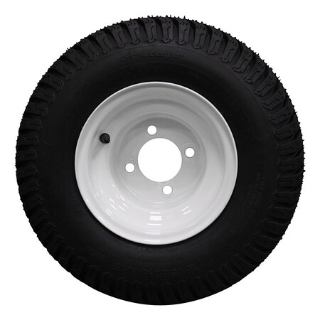 18x8.50-8 Turf Tires on 8x7 White Steel Wheels Compatible with Golf Carts Single -  ANTEGO