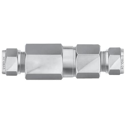 Hoke 6100 Series Ball Check Valves - 1/4in MNPT x 1/4in MNPT, 6000 PSI, -20 Deg. To 350 Deg.F 6133M4Y