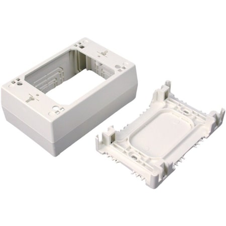 Wiremold Deep Box Fitting, White, PVC NM2048-WH
