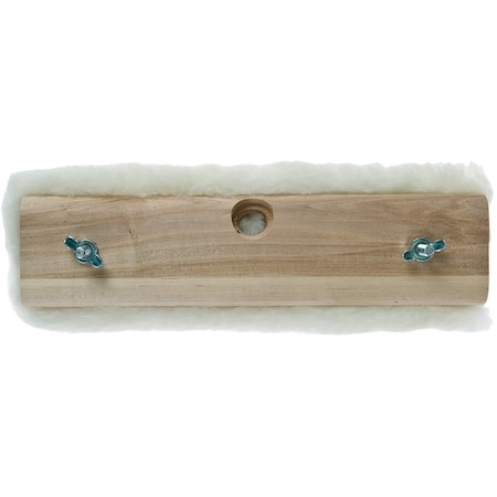 Linzer Floor Applicator, 11 in L Pad, 734 in W Pad, Lambskin Pad LB110