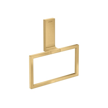 Axor Universal Rectangular Towel Ring in Brushed Gold Optic 42623250