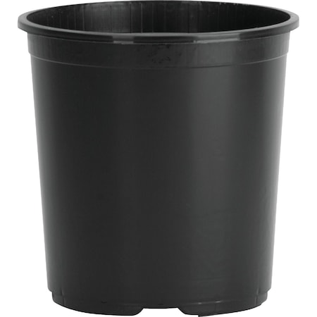 Myers 3 Gal. 9'' H. x 10-1/2'' Dia. Black Poly Flower Pot NSR003G0G18