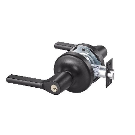 Assa Abloy Accentra Cylindrical Lockset, Black, Mechanical 86739