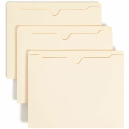Smead RECYCLED FILE JACKETS, LETTER, 11 POINT MANILA, 100PK 75410