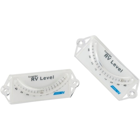 Camco RV Curved Ball RV Level, 2PK 25553