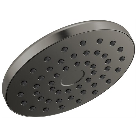 Delta Universal Showering Components Pivotpro Raincan Shower Head In Lumicoat Black Stainless 52101-KS-PR25