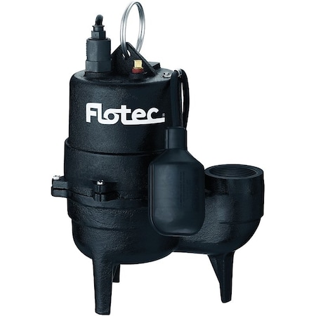 Pentair Flotec Flotec FPSE3601A-04 Sewage Pump, 115 V, 13 A, 2 in Outlet FPSE3601A-04