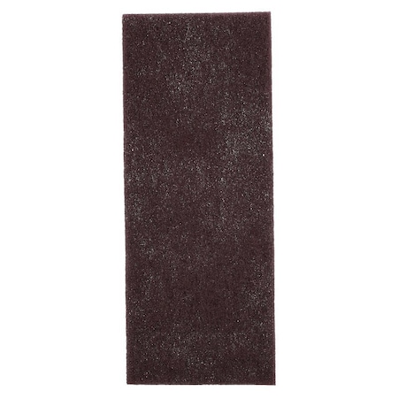 Norton Co Hand Pad, Maroon, 11 in L, 4-3/8 in W 07660748148