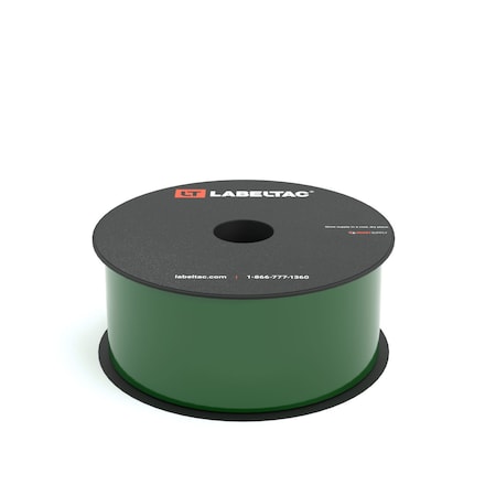 Labeltac LabelTac 4 and Pro Model High Performance 10-Year Vinyl Supply 2in x 150ft, Dark Green LT216HP