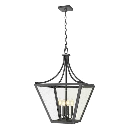 Z-Lite Montalcino Iron Ore 4 Light Chandelier 1961-4C-IO