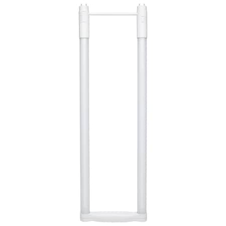 Satco 11.5/13/15 Wattage Selectable T8 U-Bend LED - 30K/35K/40K/50K/65K CCT Selectable - 6-Inch - Frost Finish - 120-277 Range Voltage S18413