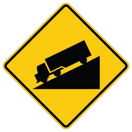 Sign Solutions Usa Traffic Sign, 24 in Width, Aluminum Sign, Diamond DUS12DFY2424W7-1