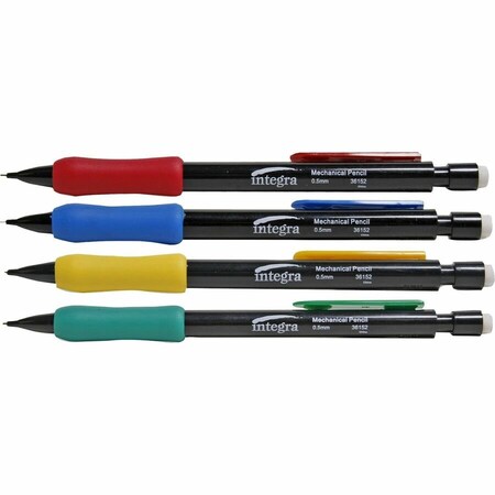 Integra Pencil, Assorted Barrel, Round, PK12 ITA36152