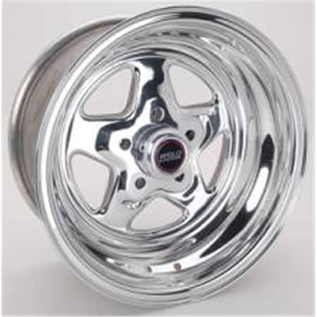 Weld Racing 15 x 8 in. 5 x 4.5 in. Bolt Circle 3.5 in. Back Spacing 13.45 lbs Pro Star Polished Wheel WEL96-58206