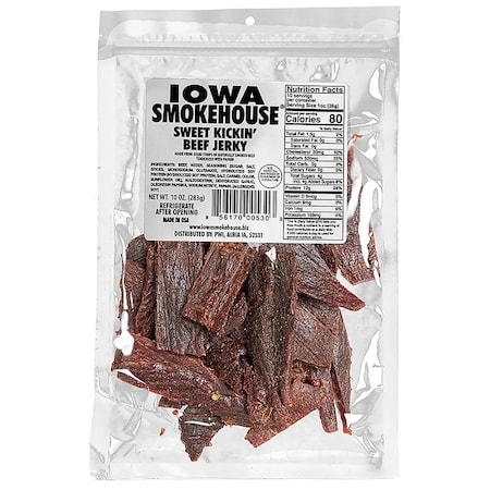 Iowa Smokehouse JERKEY BEEF SWEET KICKIN 10OZ IS-10JSK