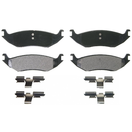 Wagner Brake QuickStop Rear Disc Brake Pad Set Semi-Metallic,  ZX967