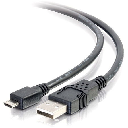C2G 1m USB 2.0 A to Micro-B Cable for Smartphones and Tablets - M/M (3.3ft) 27364
